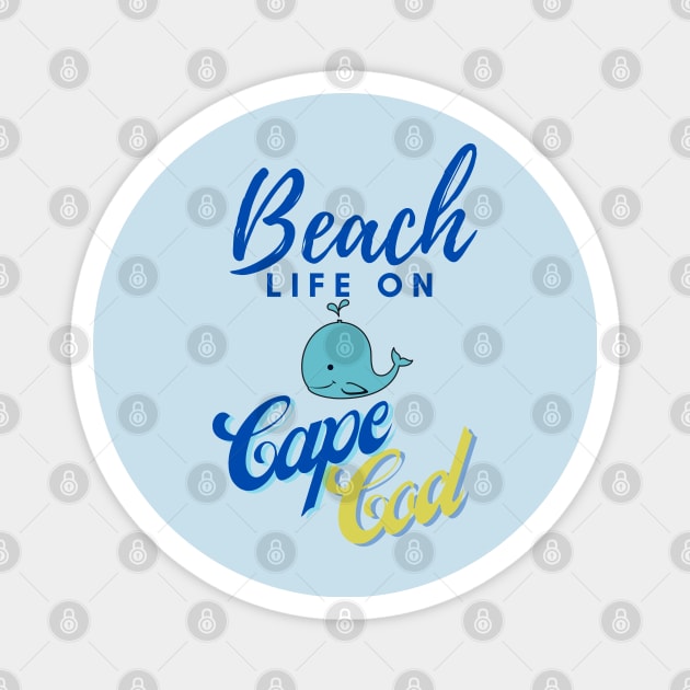 Beach Life on Cape Cod Magnet by Blended Designs